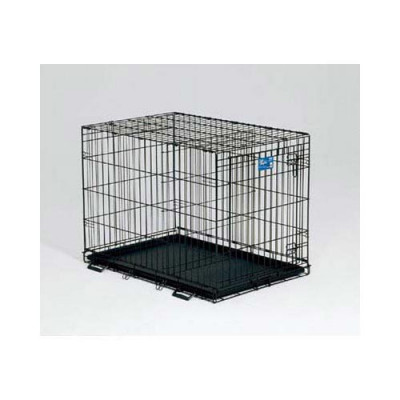 dog crate life stages on Midwest Life Stages Single Door Dog Crate 24in x 18in x 21in - LS-1624