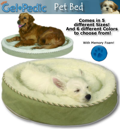  Beds Memory Foam on Orthopedic Memory Foam Designer Gel Pet Beds For Dogs Cats