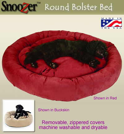 Large  Beds  Bolster on Snoozer Bolster Pet Bed Round