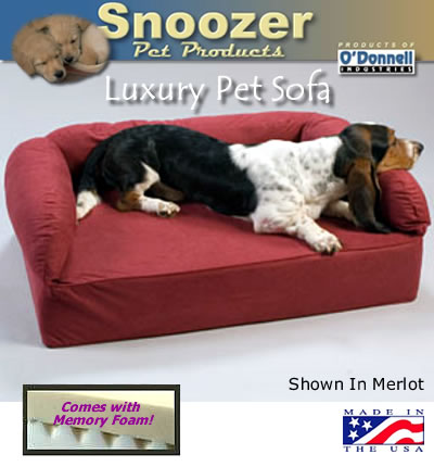 Luxury  Beds Small on Snoozer Luxury Sofa Dog Bed