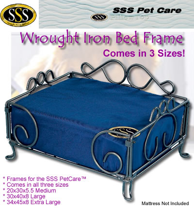 Wrought Iron Beds  Wood on Wrought Iron Dog Bed   Dog Beds For Small Dogs
